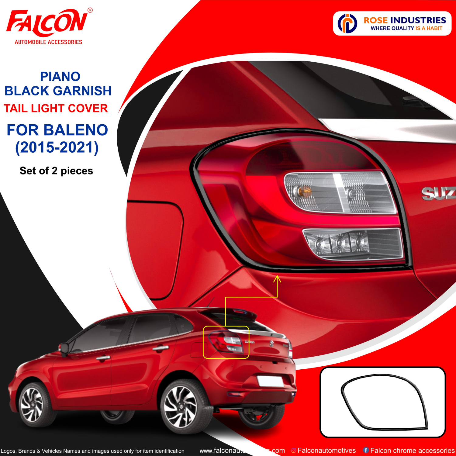 BALENO TAIL LIGHT COVER RC181