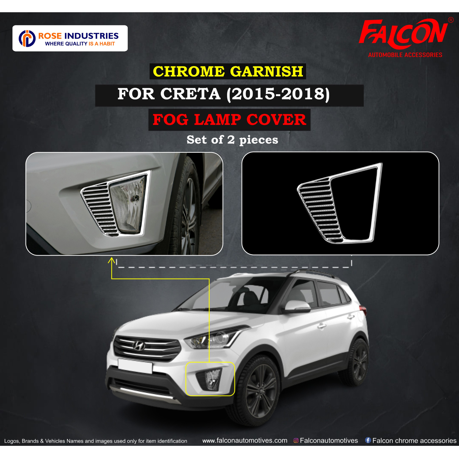 CRETA FOG LAMP COVER (T-1) RC295
