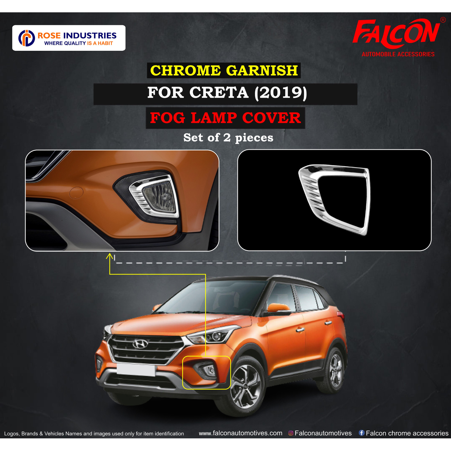 CRETA FOG LAMP COVER (T-2) RC492