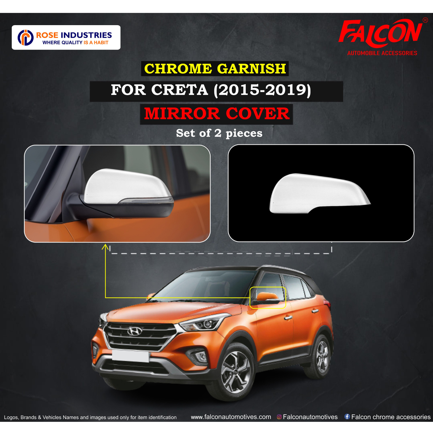 CRETA MIRROR COVER RC294