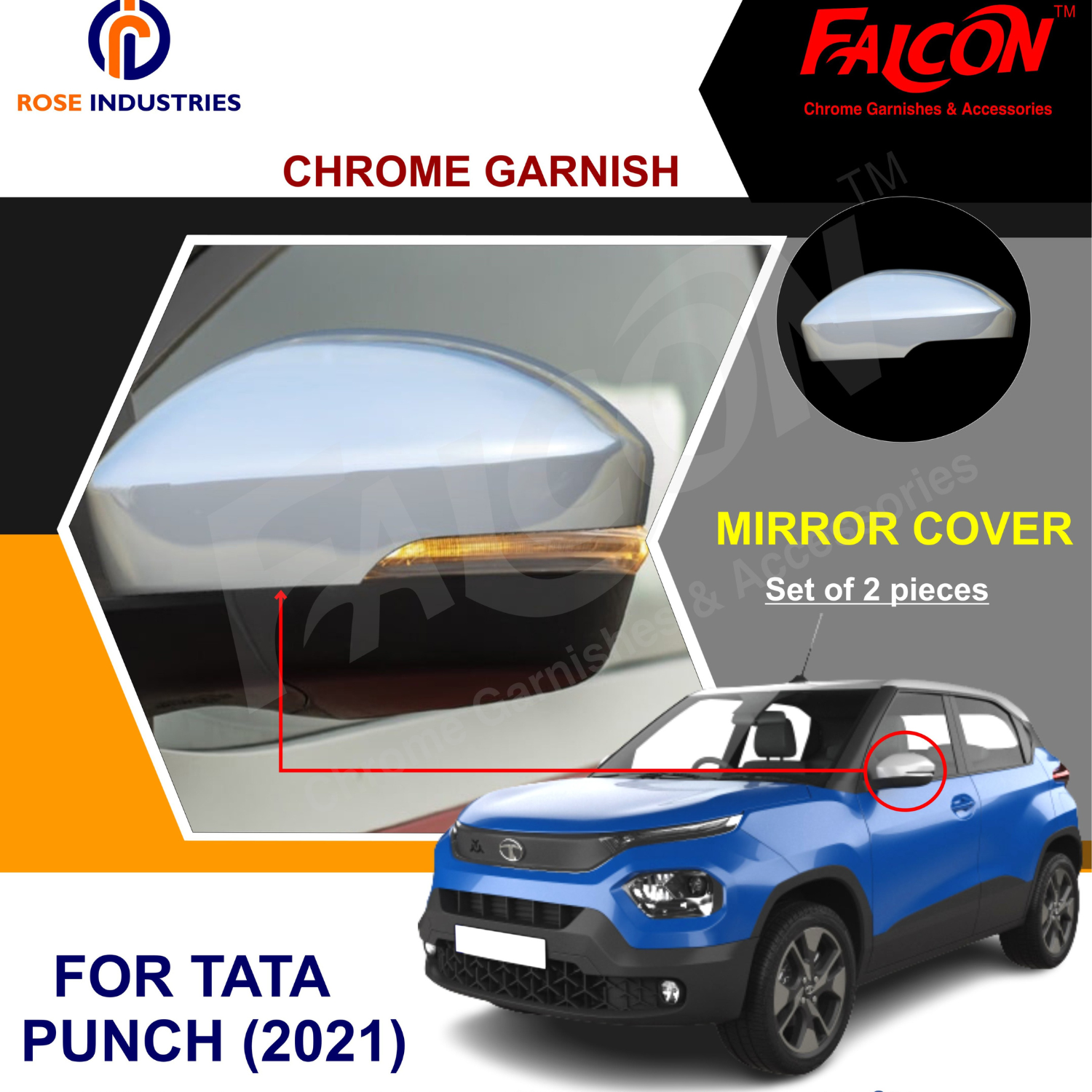 TATA PUNCH MIRROR COVER RC640