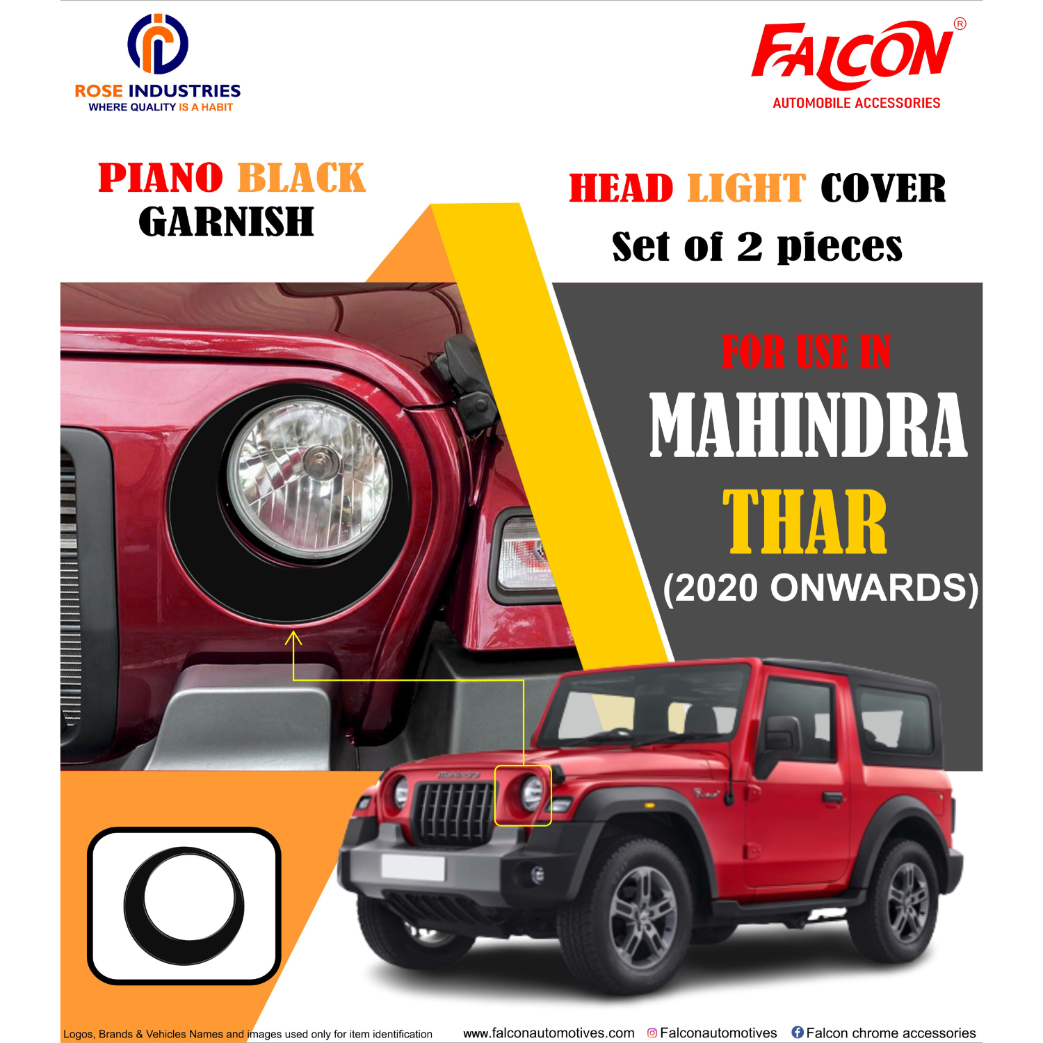THAR HEAD LIGHT COVER RC631