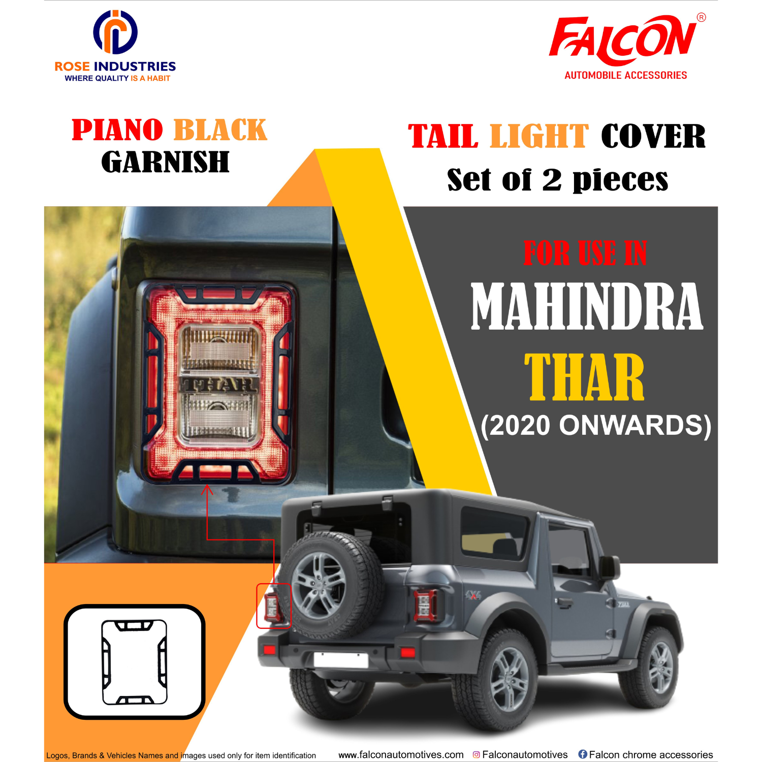 THAR TAIL LIGHT COVER RC632