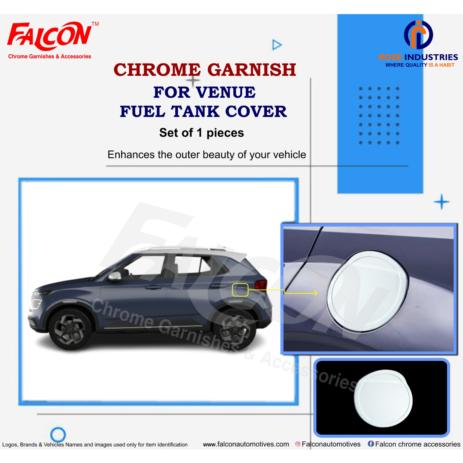 VENUE PETROL TANK COVER RC566