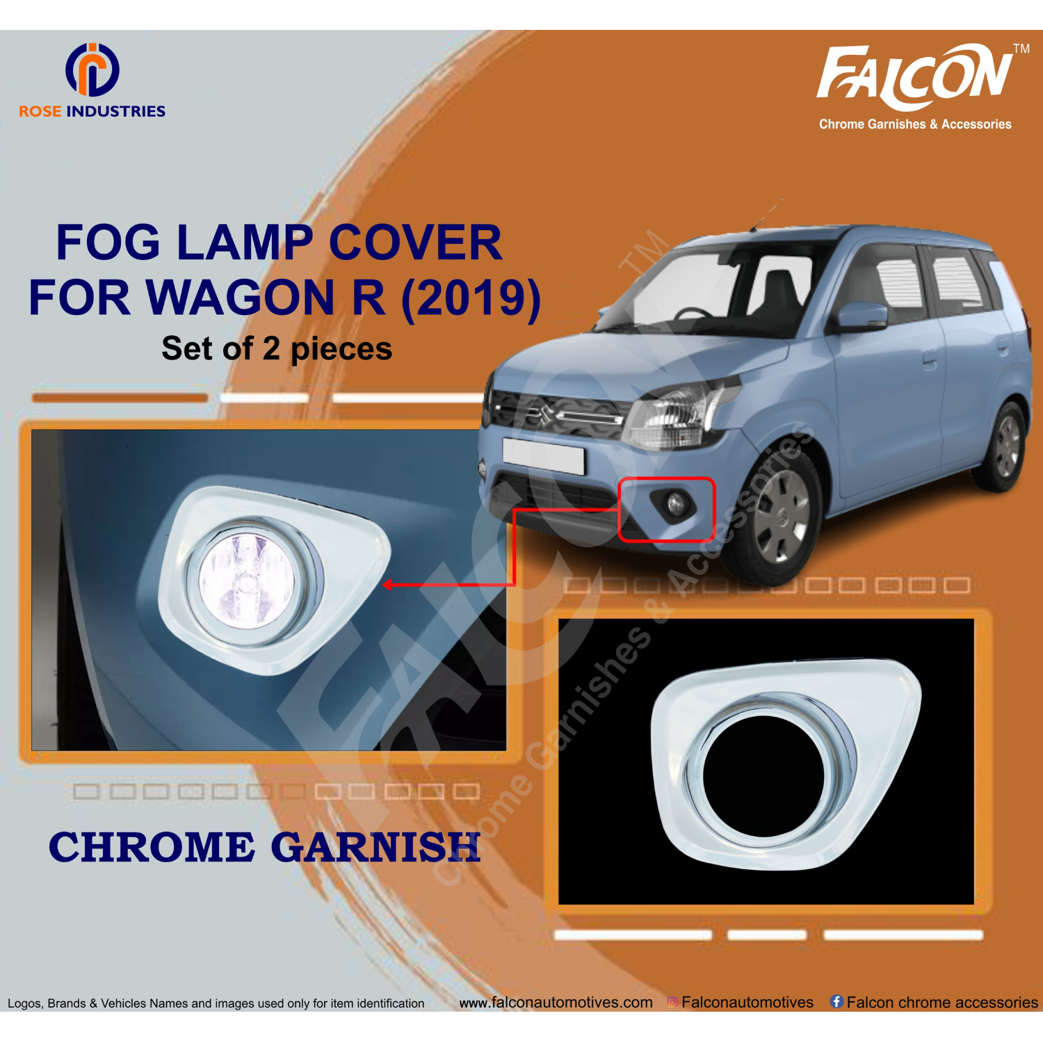 WAGON-R T-5 FOG LAMP COVER RC525