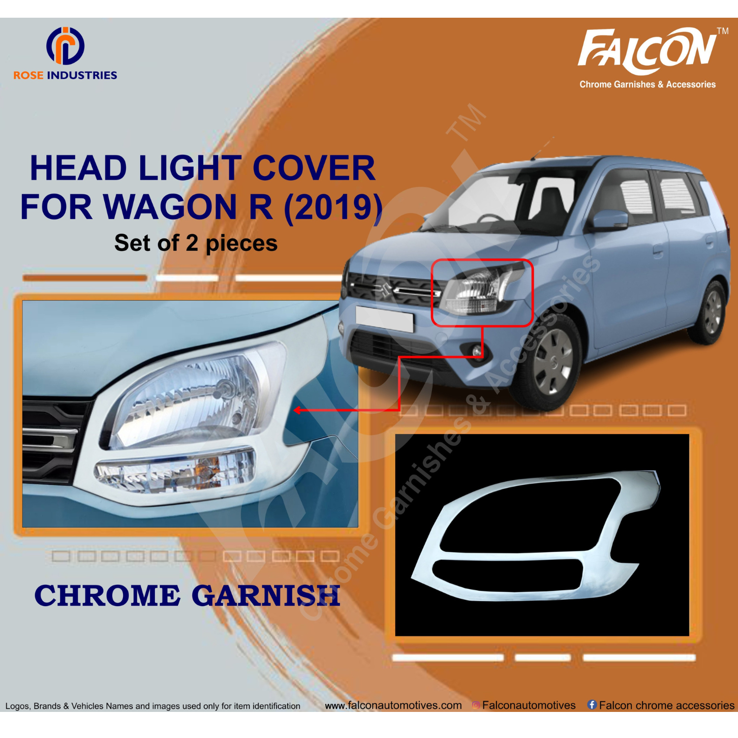 WAGON-R T-5 HEAD LIGHT COVER RC522