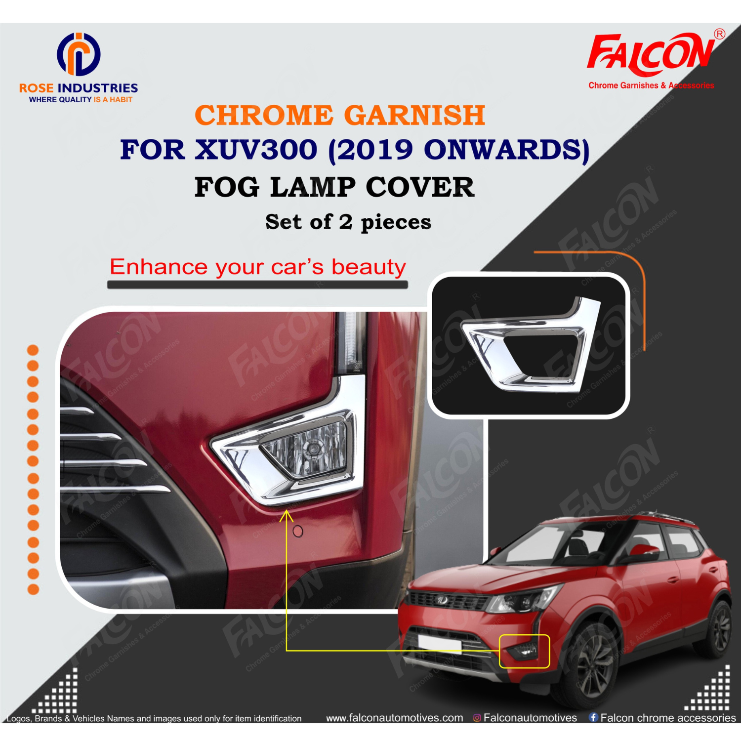 XUV 300 FOG LAMP COVER RC692