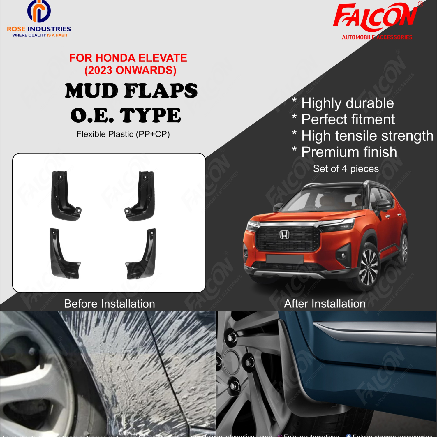 ELEVATE MUD FLAPS RMF29