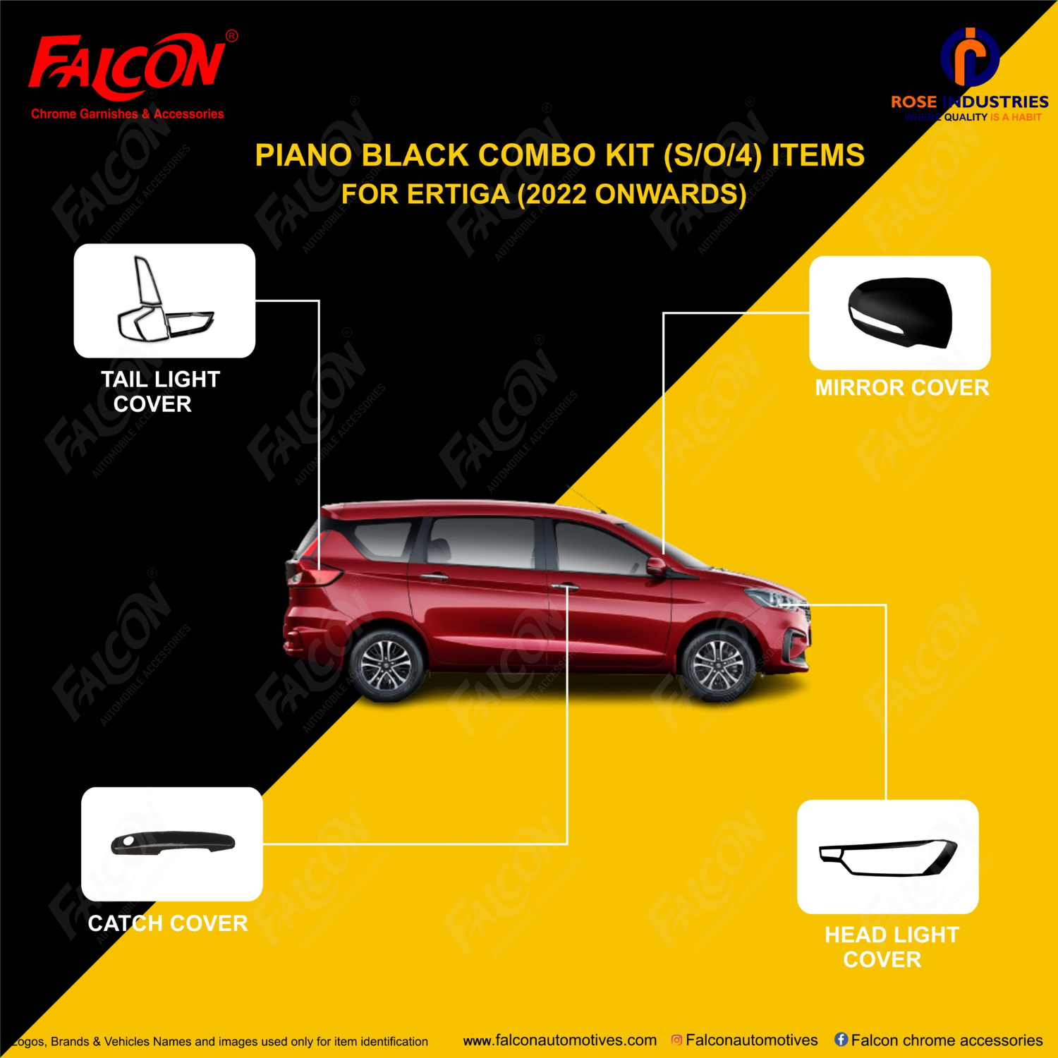 MARUTI SUZUKI ERTIGA 2022 PIANO BLACK KIT
