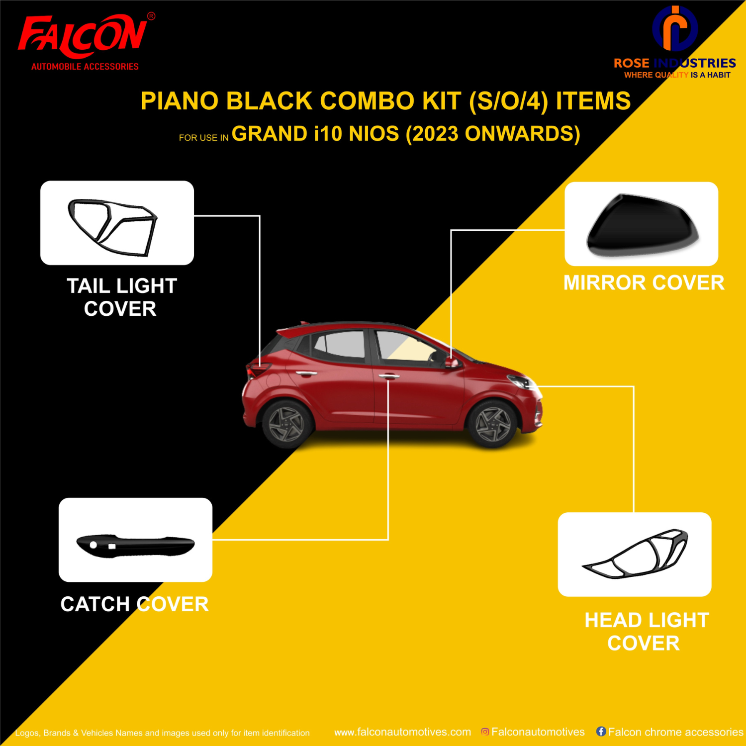 HYUNDAI GRAND I-10 NIOS PIANO BLACK KIT
