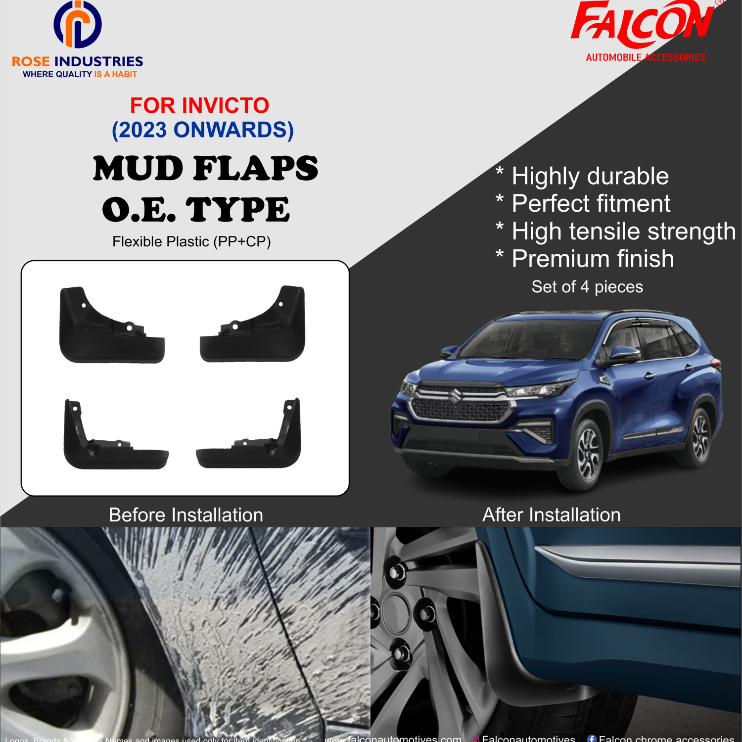 INNOVA MUD FLAPS RMF23