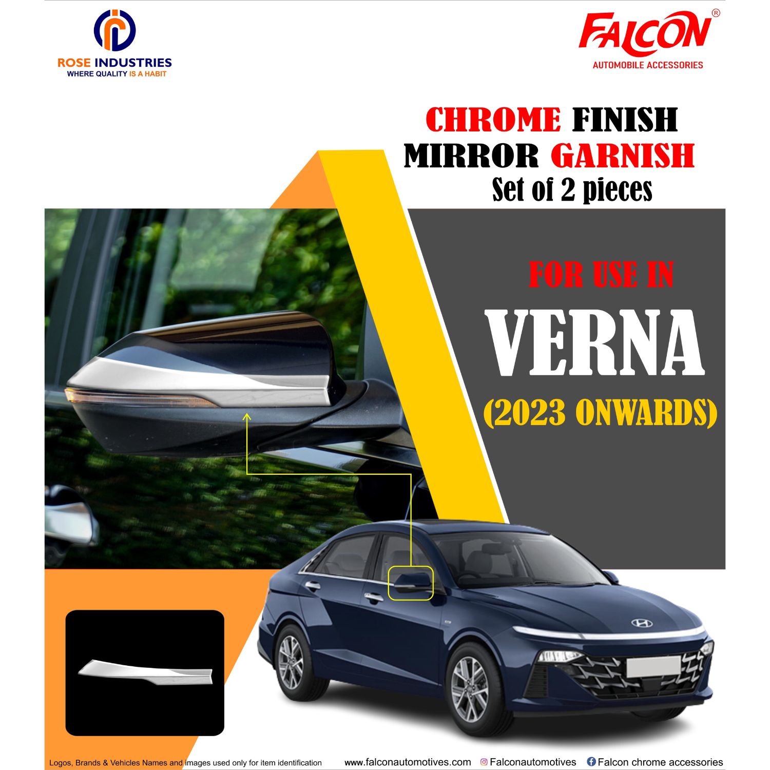VERNA MIRROR SASH RC701