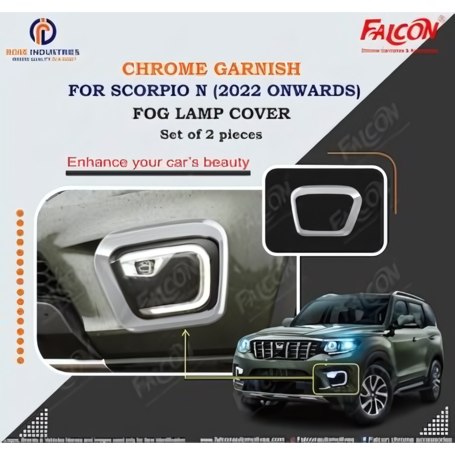 SCORPIO N FOG LAMP COVER RC675