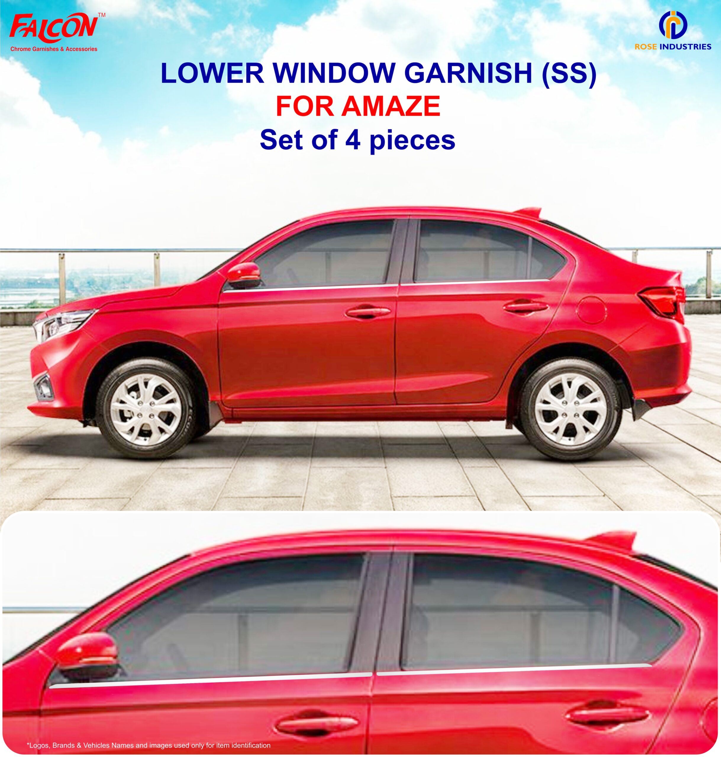 AMAZE T-3 (2018) LOWER WINDOW GARNISH RLG65