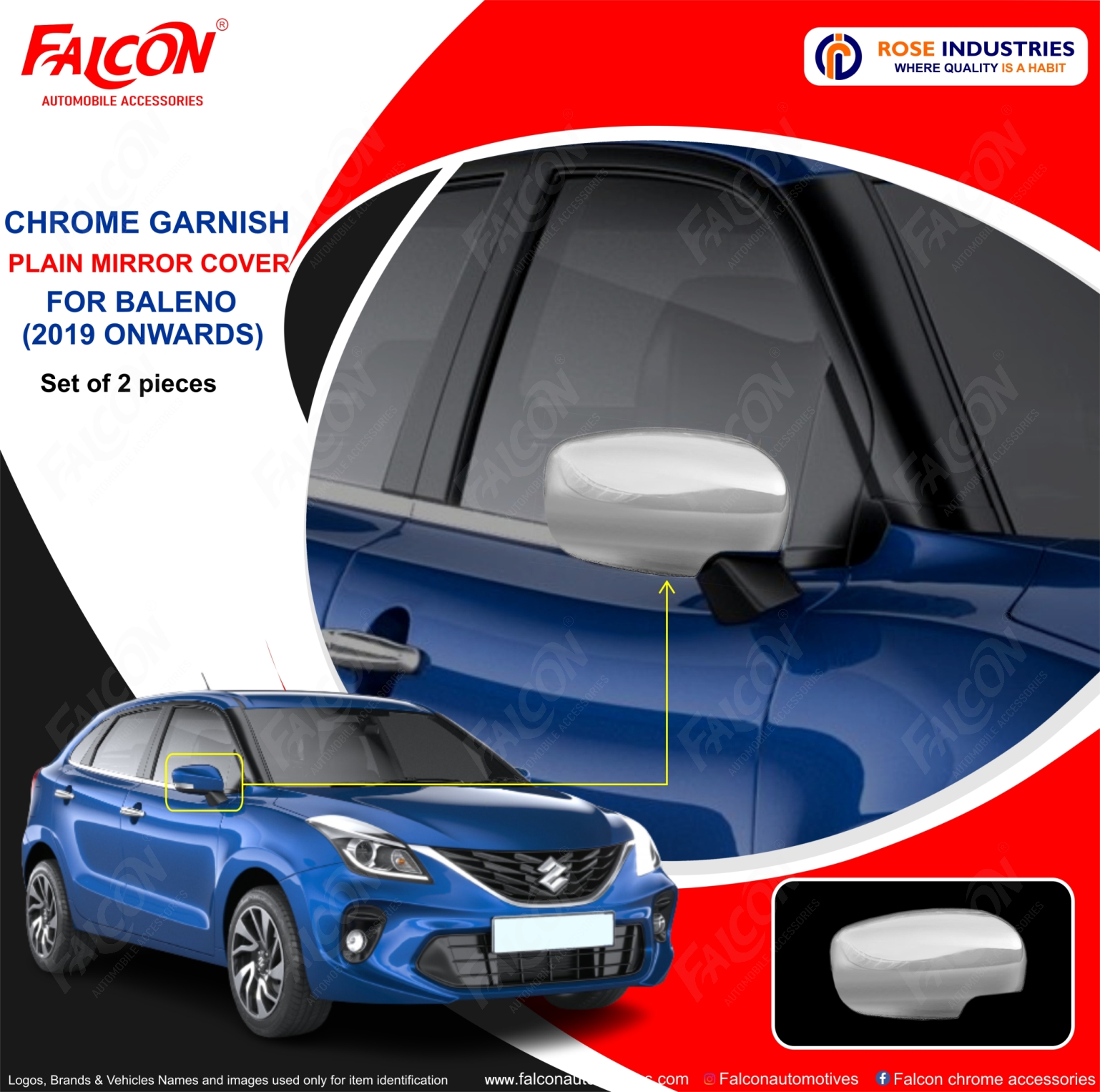 BALENO BLINKING MIRROR COVER