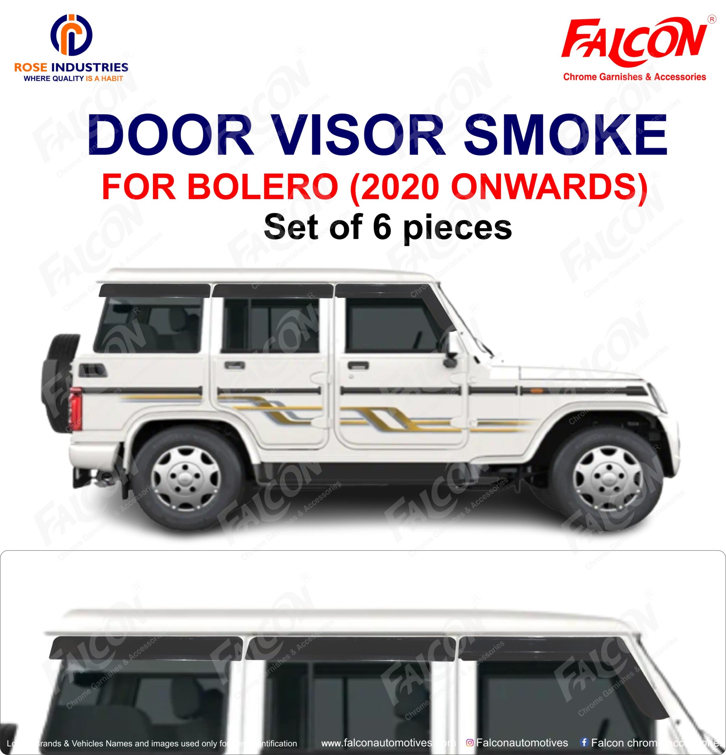 BOLERO DOOR VISOR RD48
