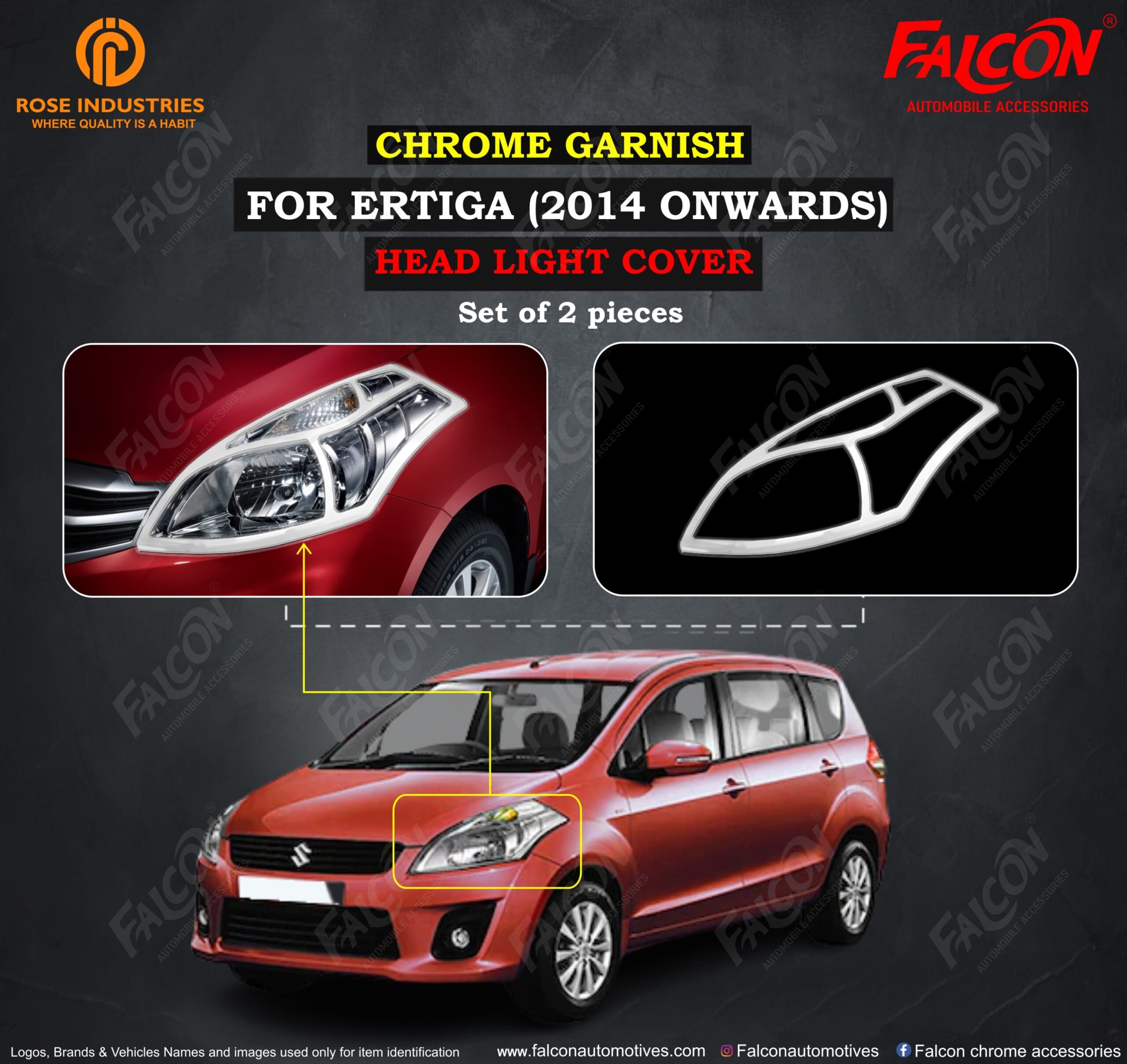 ERTIGA HEAD LIGHT COVER RC230