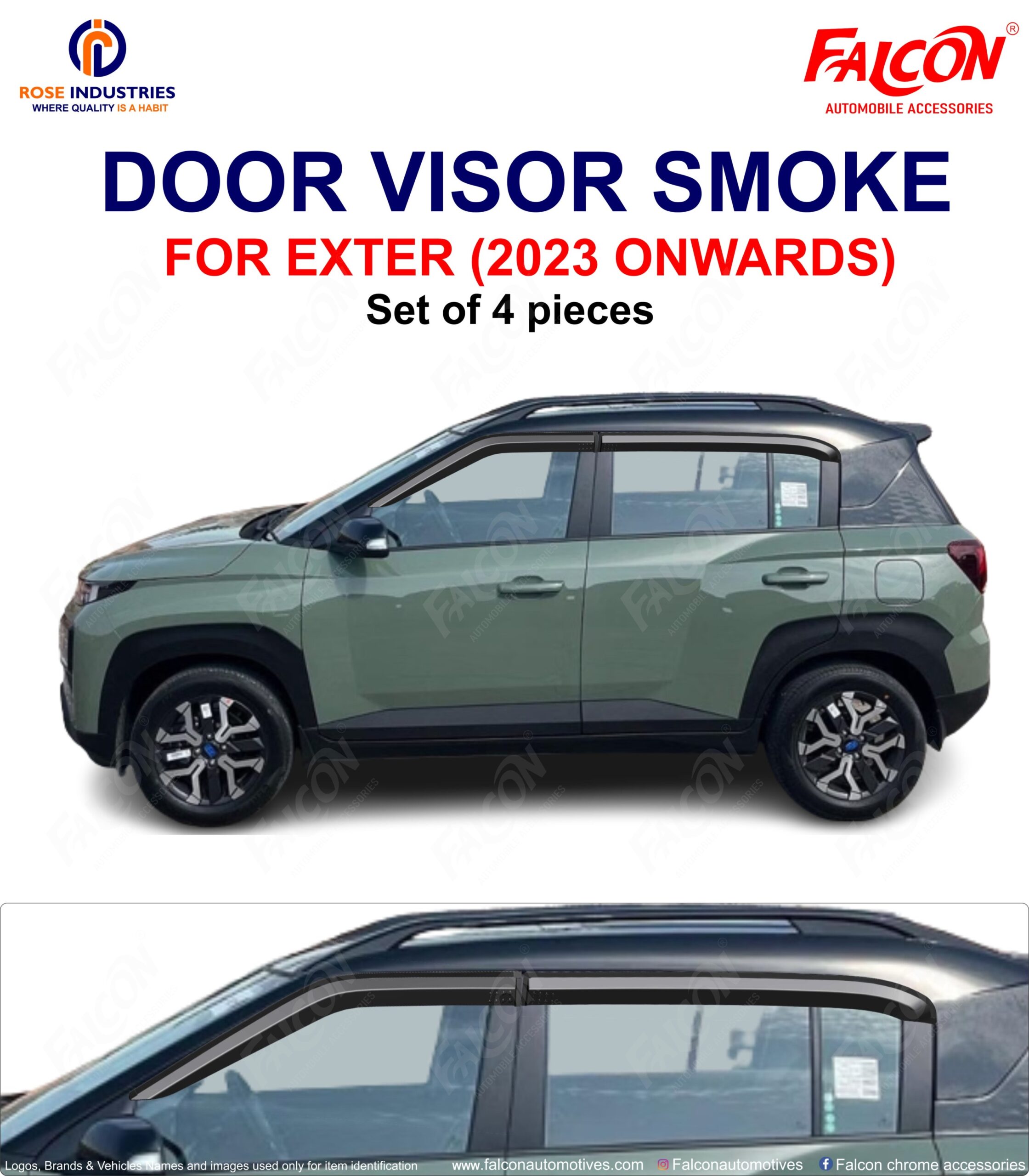 EXTER DOOR VISOR PLAIN RD137