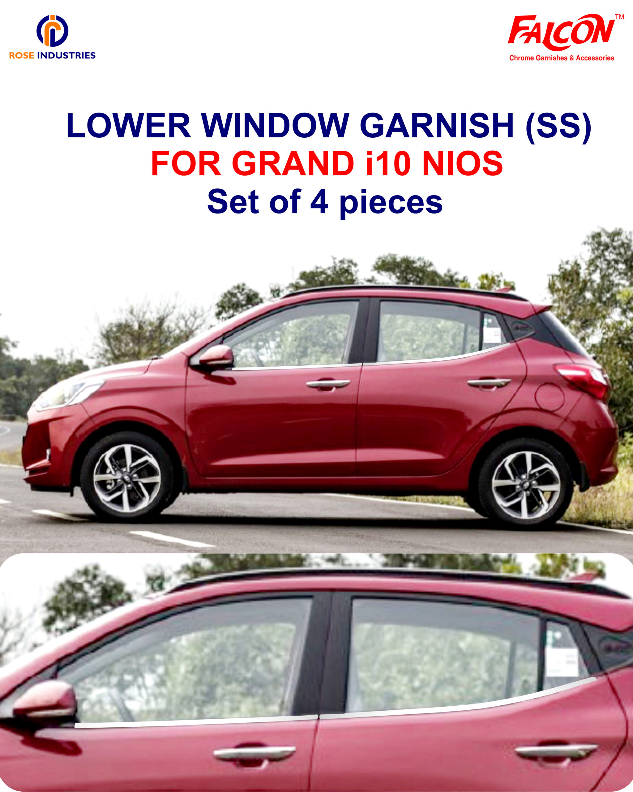 GRAND I-10 (S/O/4) LOWER WINDOW GARNISH RLG25