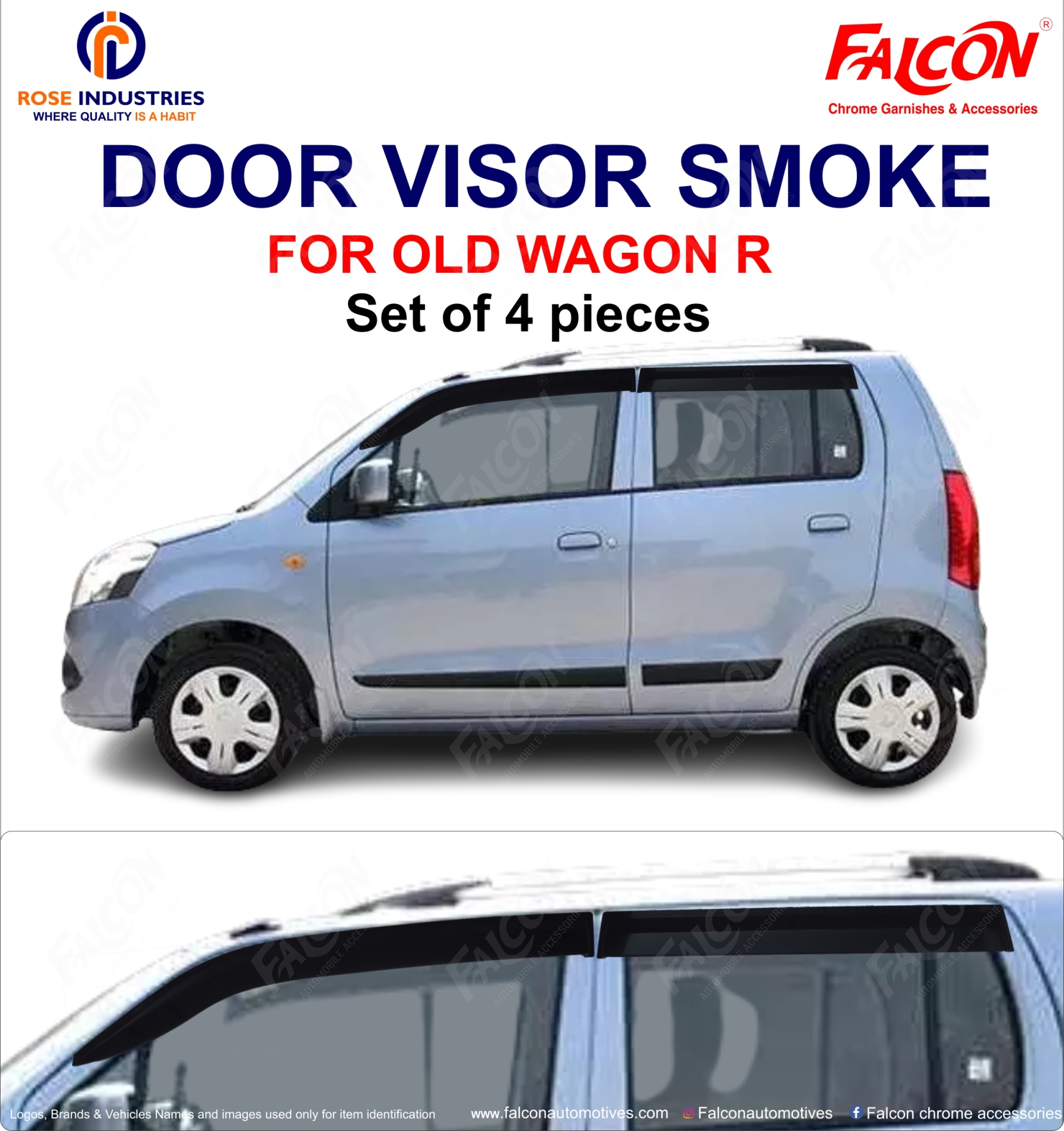 OLD WAGON-R DOOR VISOR RD06