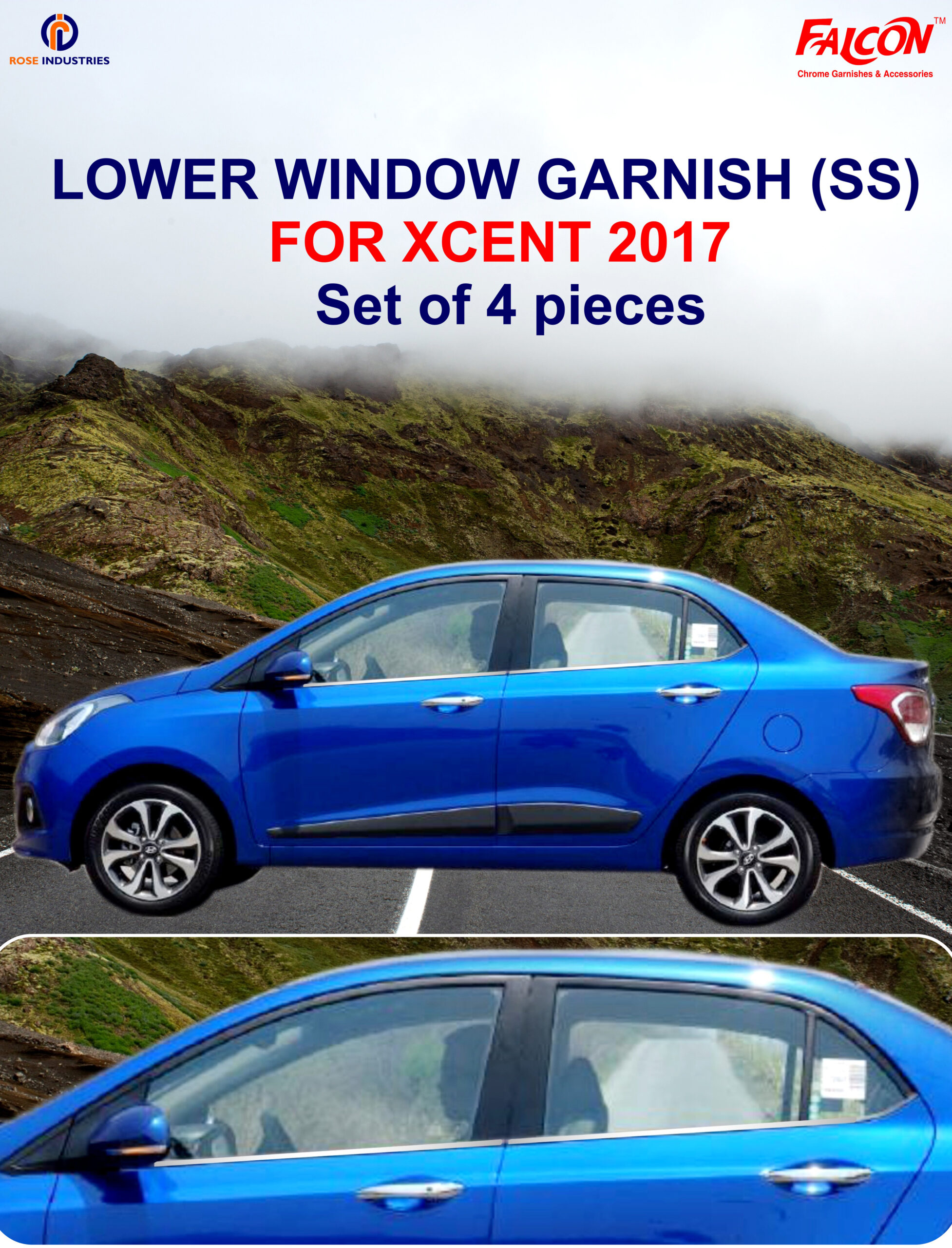 XCENT OLD (S/O/4) LOWER WINDOW GARNISH RLG24