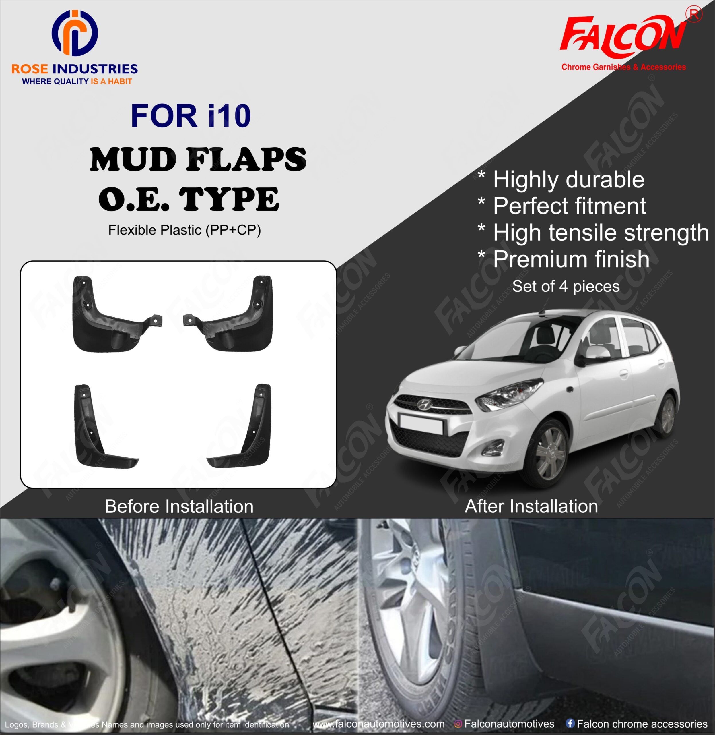 I10 MUD FLAPS RMF63